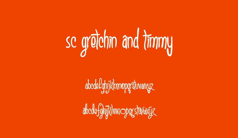 sc-gretchin-and-timmy font