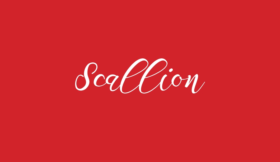 scallion font big