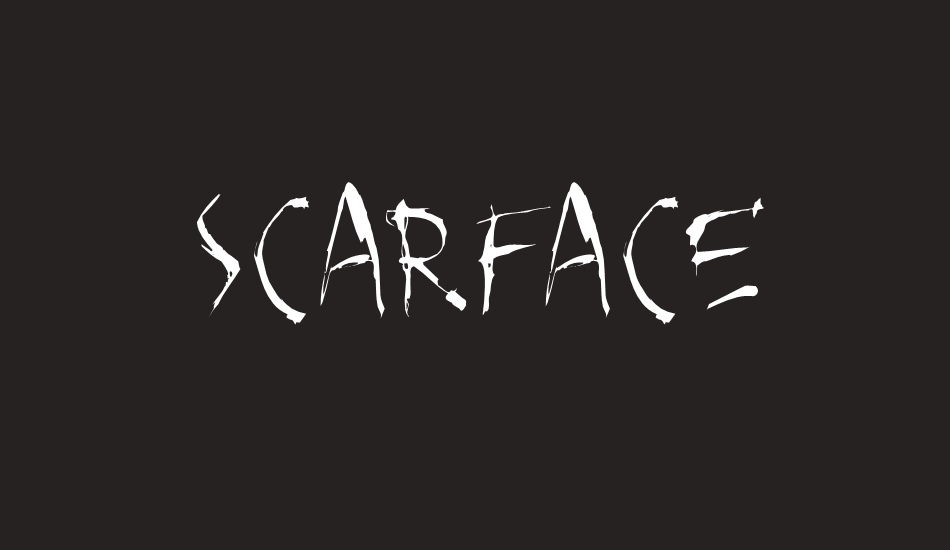 scarface font big