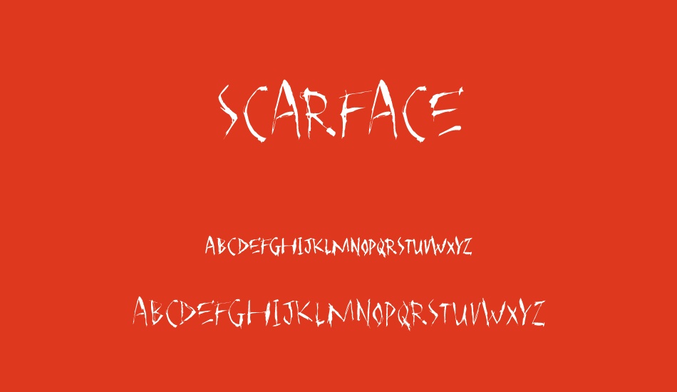 scarface font