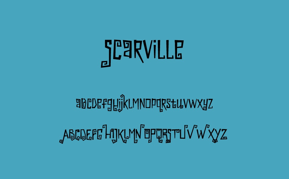 Scarville font