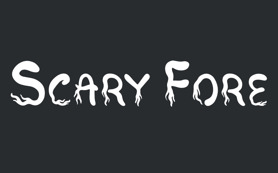 Scary Forest font big