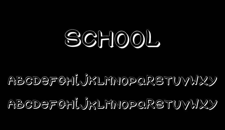 school font