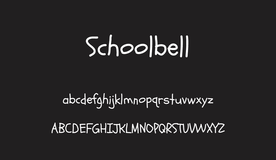 schoolbell font