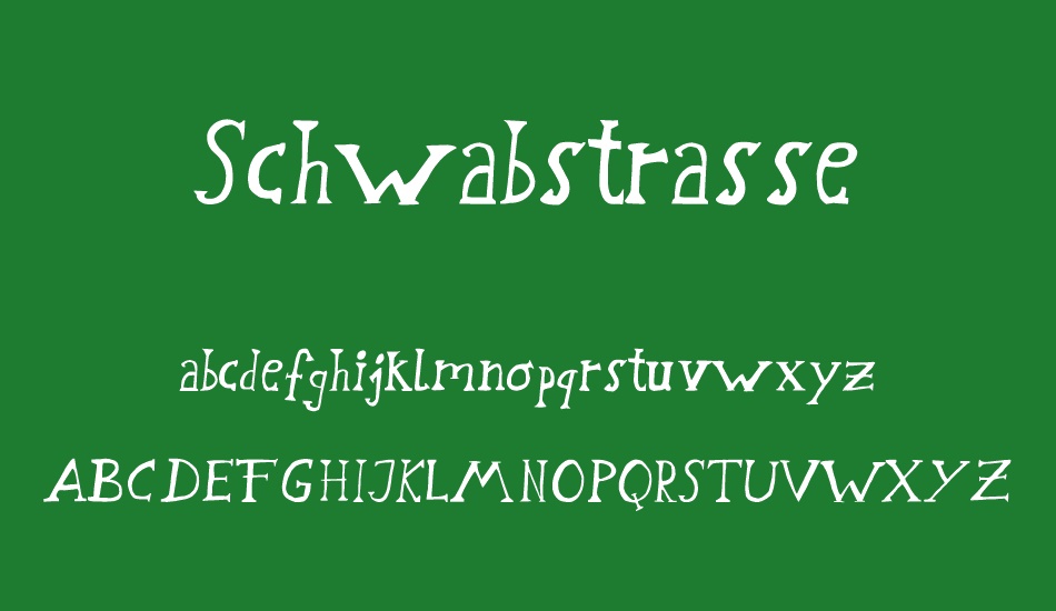 schwabstrasse font