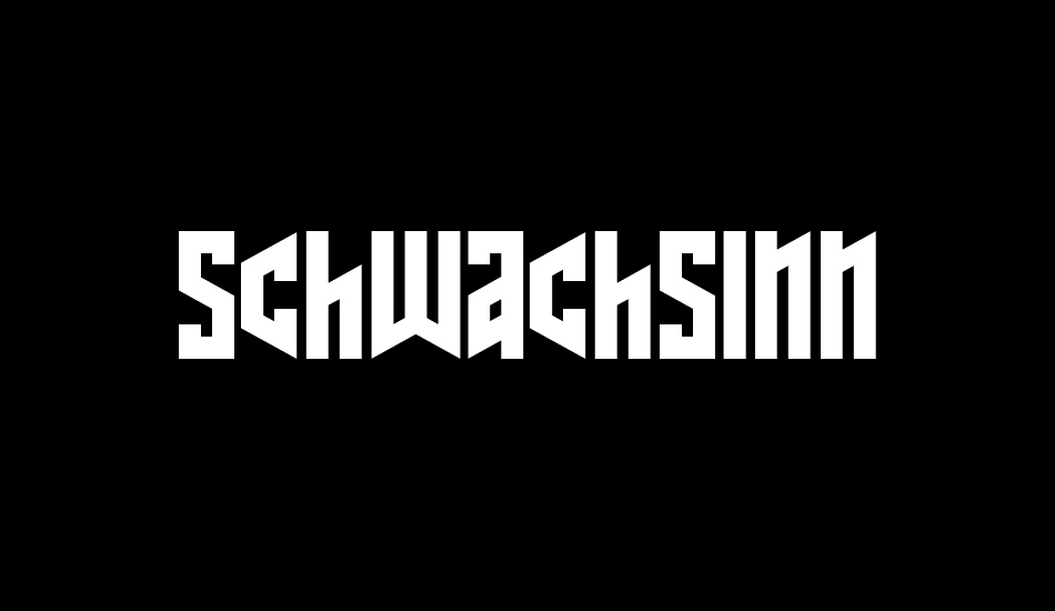 schwachsinn font big