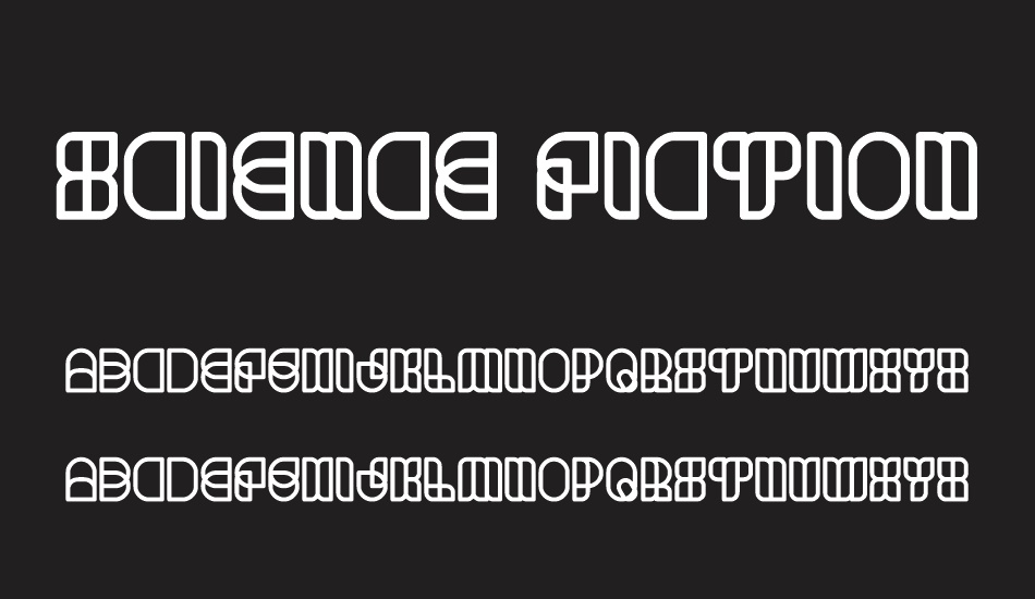 science-fiction font