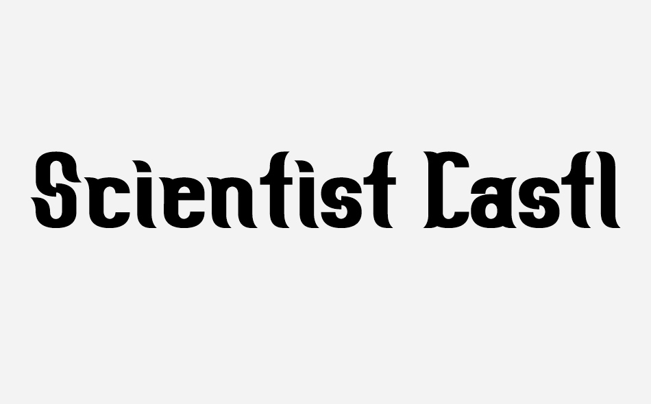 Scientist Castle font big