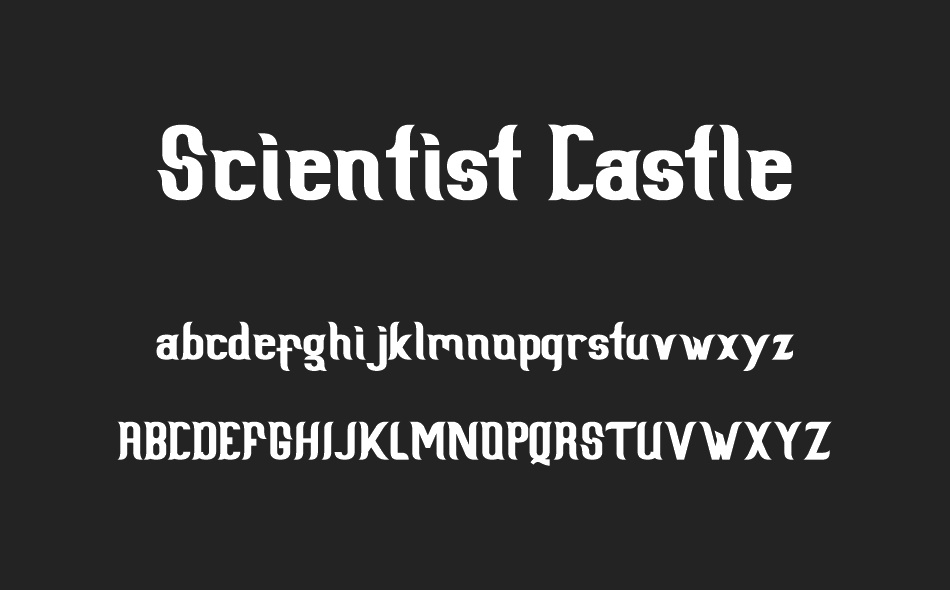 Scientist Castle font