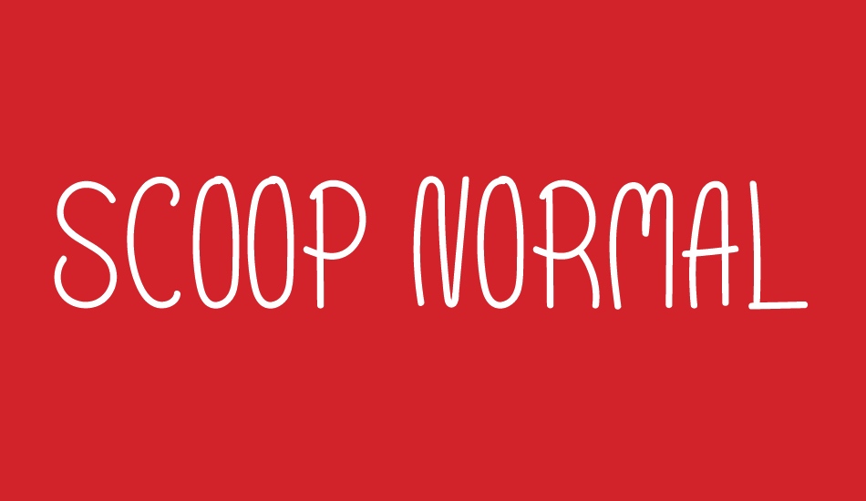 scoop-normal font big