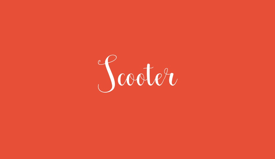 scooter-free font big