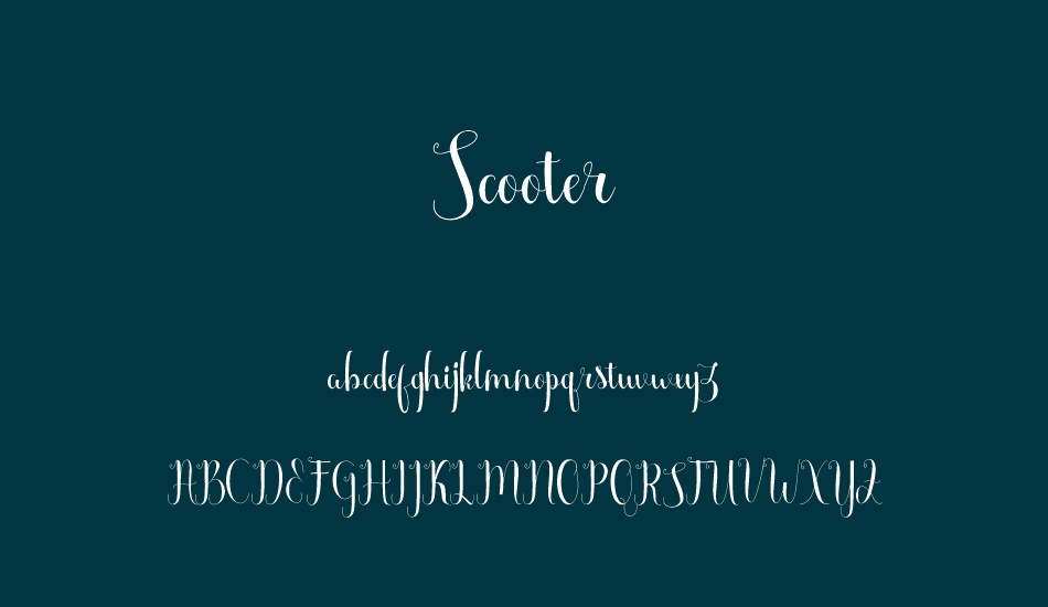 scooter-free font