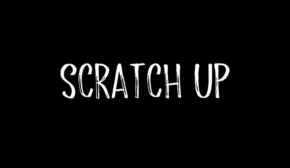 scratch-up-demo font big