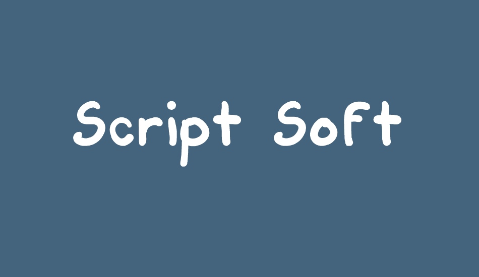 script-soft font big