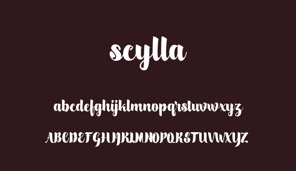 scylla font