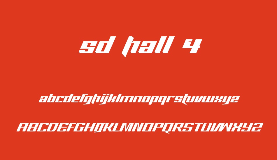sd-hall-4 font