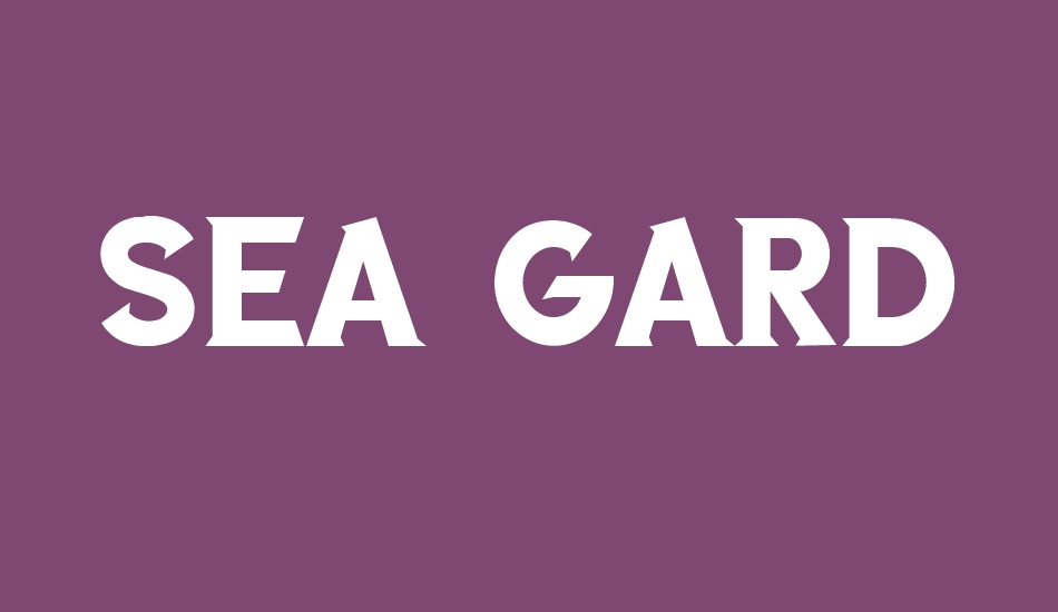 sea-gardens font big