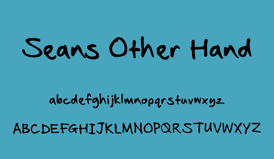 seans-other-hand font