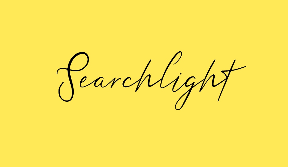 searchlight font big