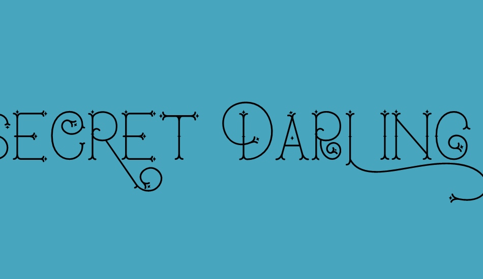 secret-darling-personal-use font big