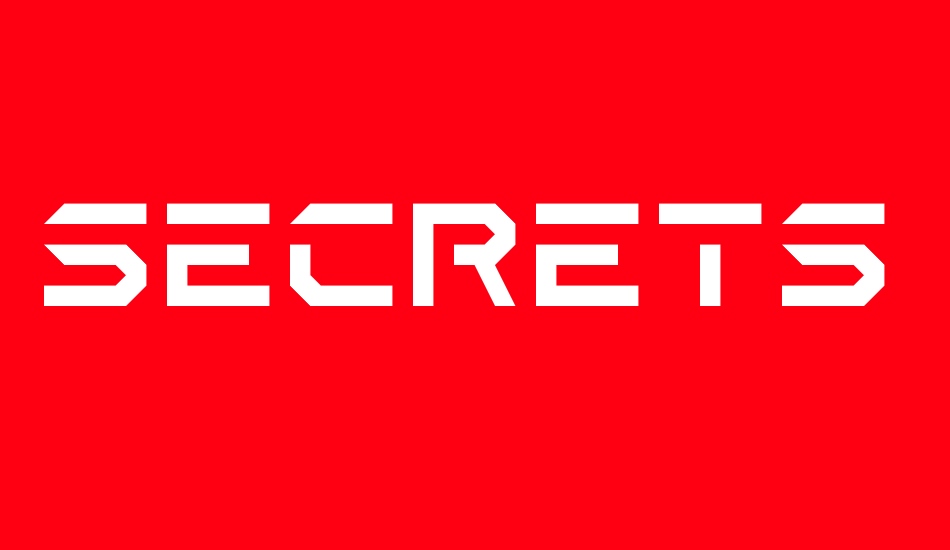 secrets-stencil font big