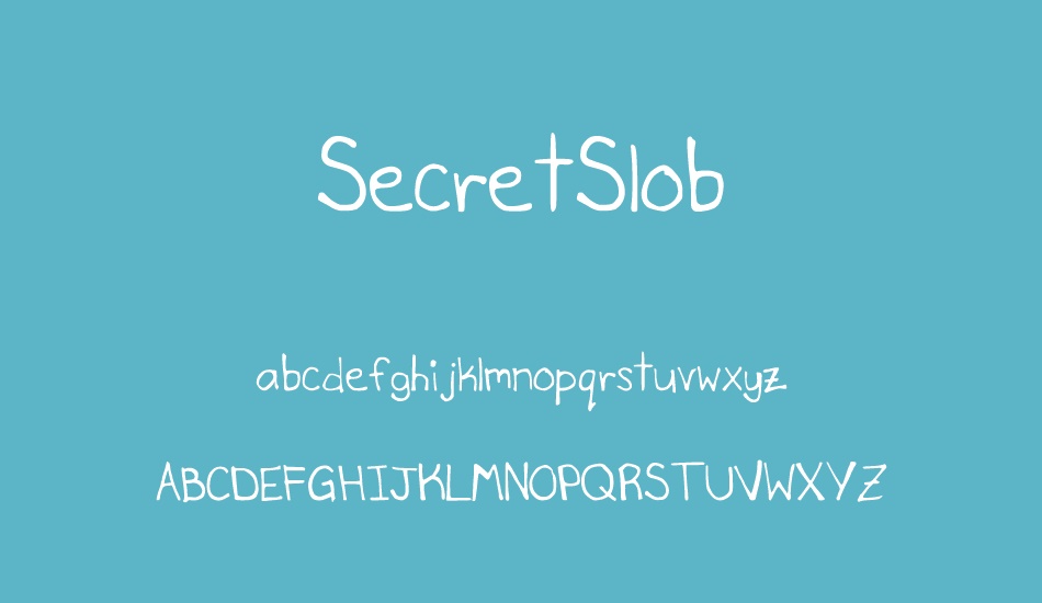 secretslob font