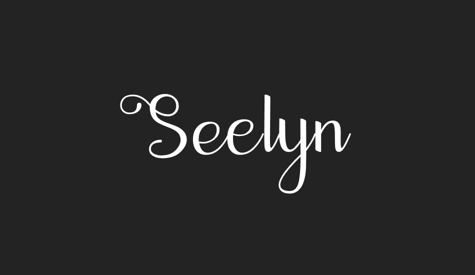 seelyn font big