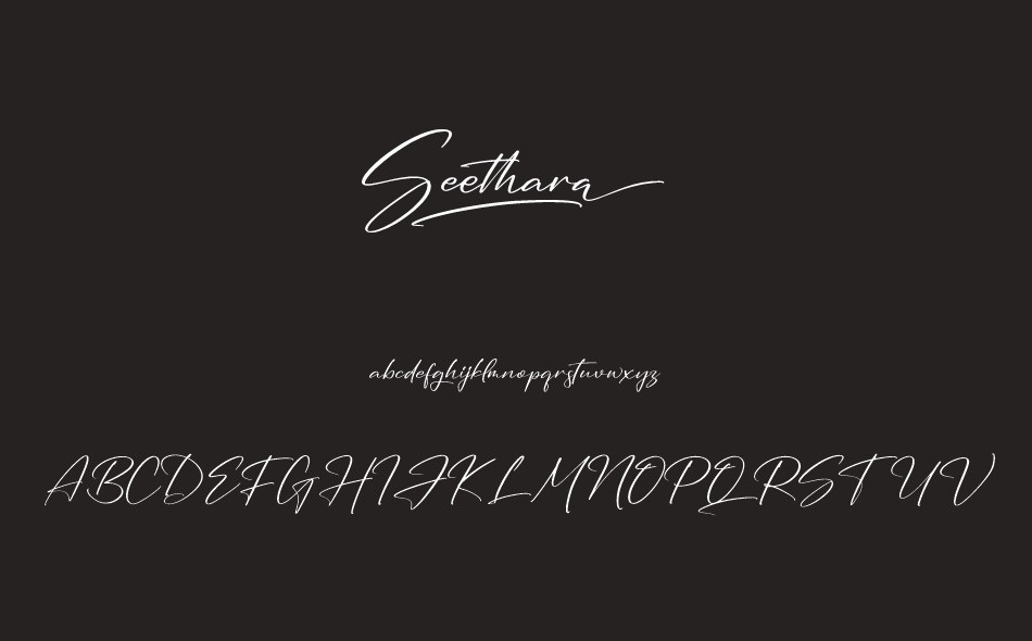 Seethara font