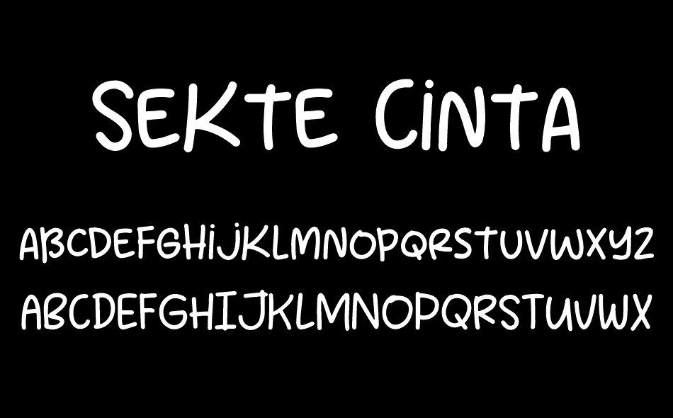 Sekte Cinta font