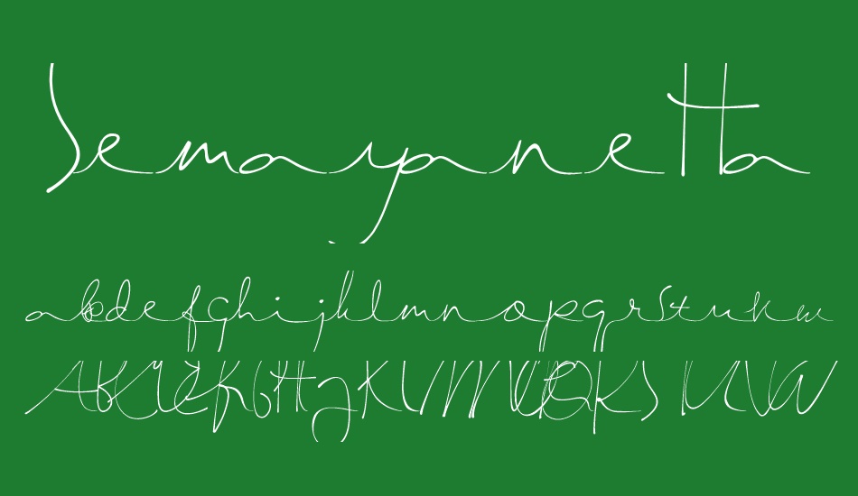 semayanehandwriting font