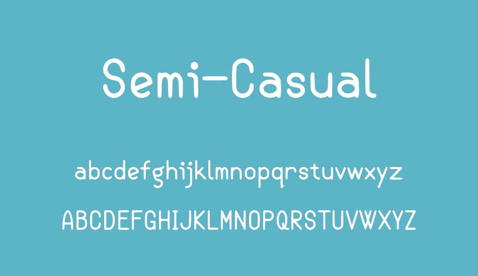 semi-casual font