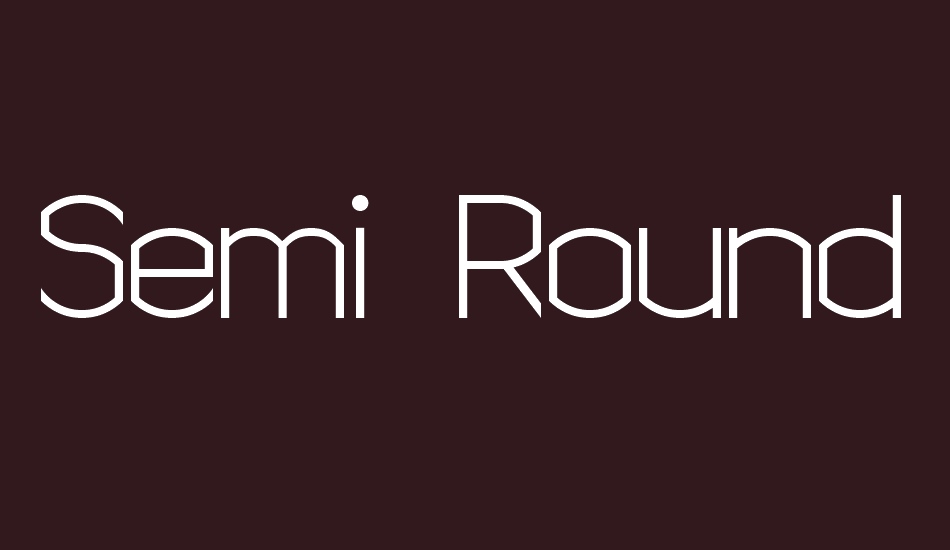 semi-rounded-sans-serif-7 font big