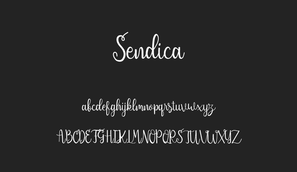 sendica font