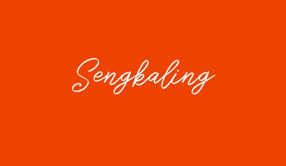 sengkaling-demo font big