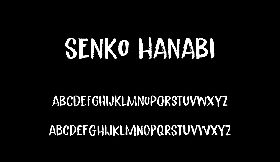 senko-hanabi-demo font