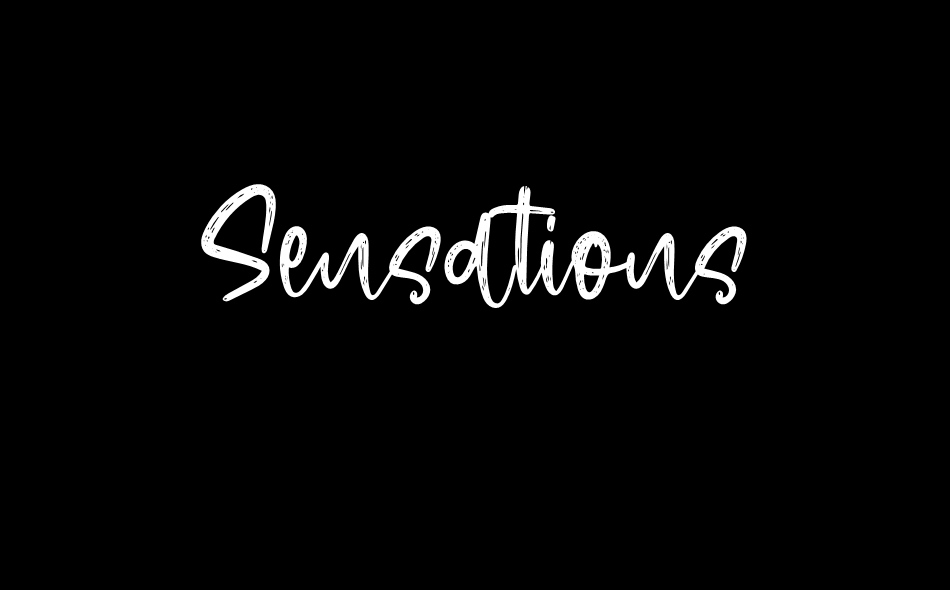 Sensations font big