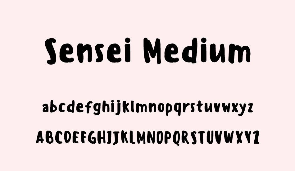 sensei-medium font