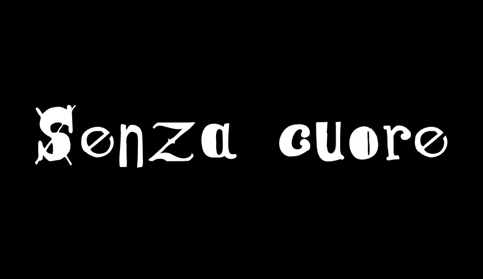 senza-cuore font big