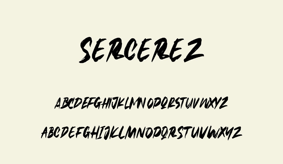 sercerez font