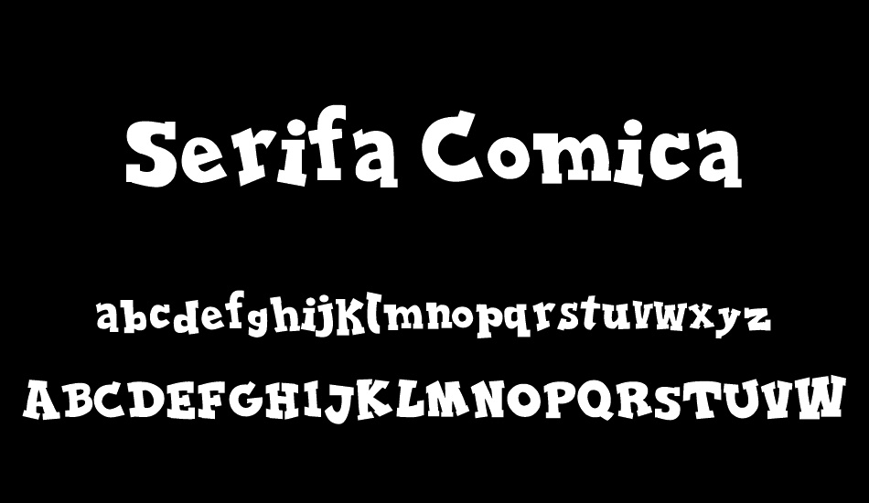serifa-comica font