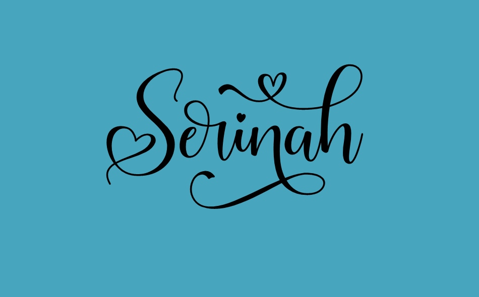 Serinah font big