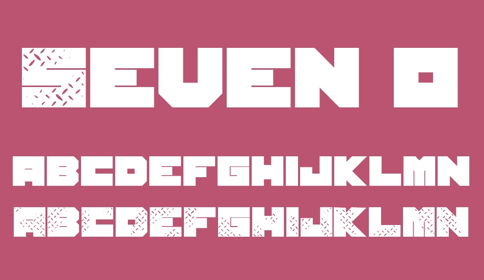 seven-of-one font