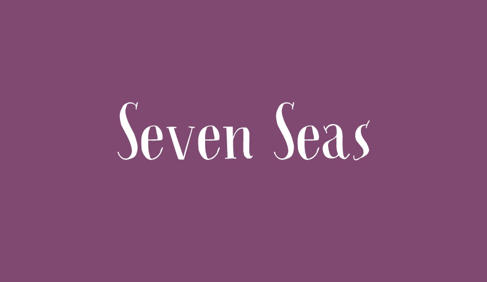 seven-seas-demo font big
