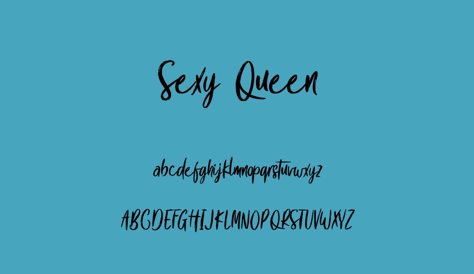 sexy-queen font