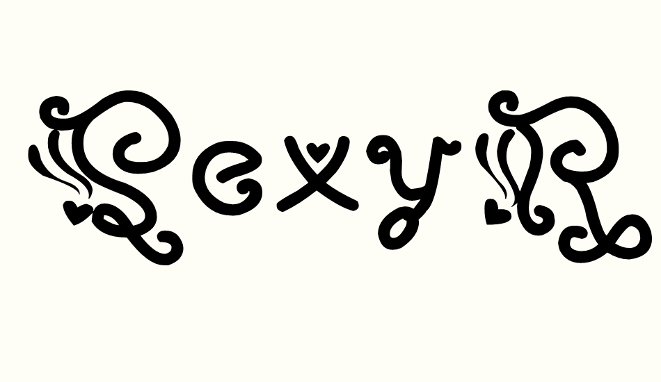 sexyrexy font big