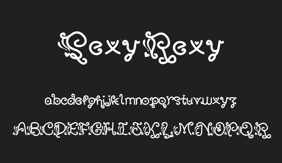 sexyrexy font