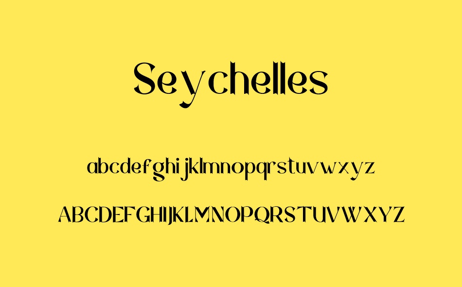 Seychelles font