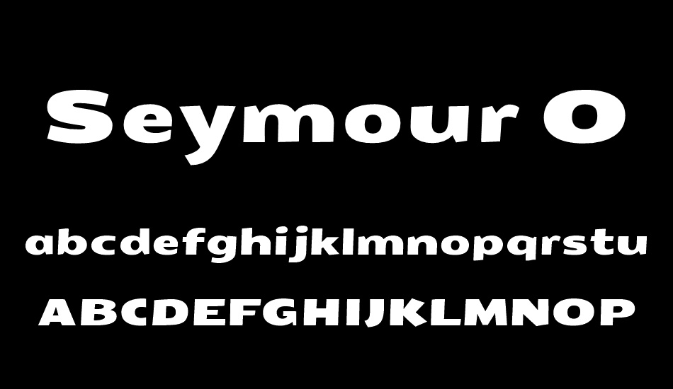 seymour-one font