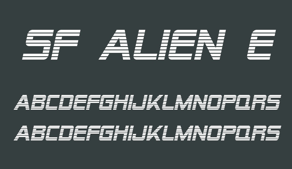 sf-alien-encounters font