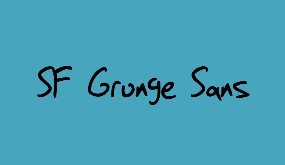 sf-grunge-sans font big